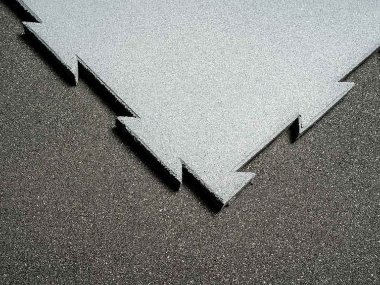 Interlock Rubber Tiles Grey