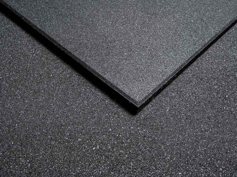 Plain Premium Gym Flooring Black 1